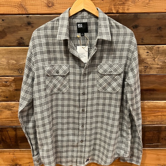 California “Beat State, Worst Governor” One-of-a-Kind RSQ Collective Flannel - L - Picture 2 of 4